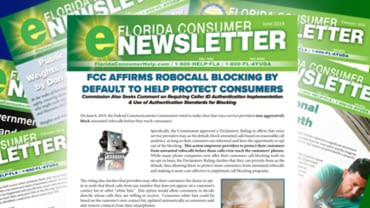 Consumer E-Newsletter